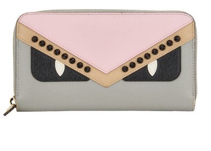 Fendi Monster Eyes Long Wallet, front view